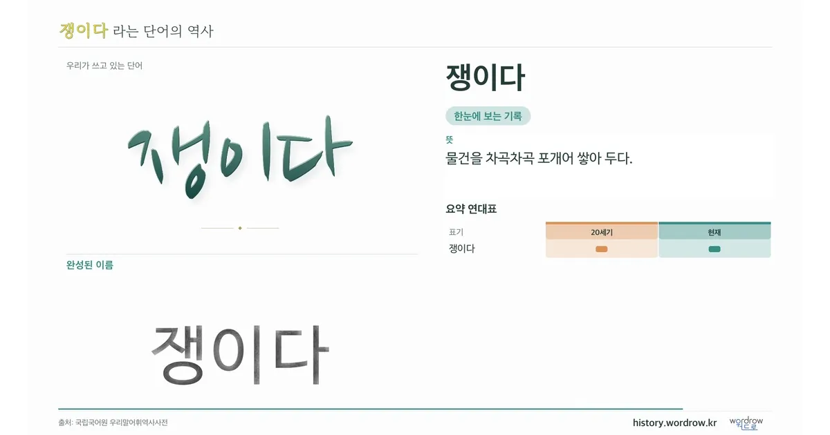 쟁이다 대표 이미지