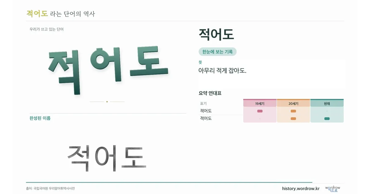 적어도 대표 이미지
