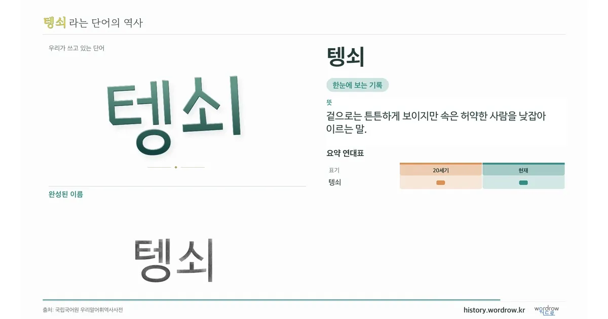 텡쇠 대표 이미지
