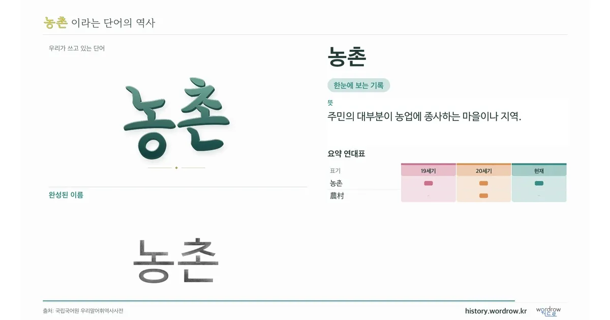 농촌 대표 이미지