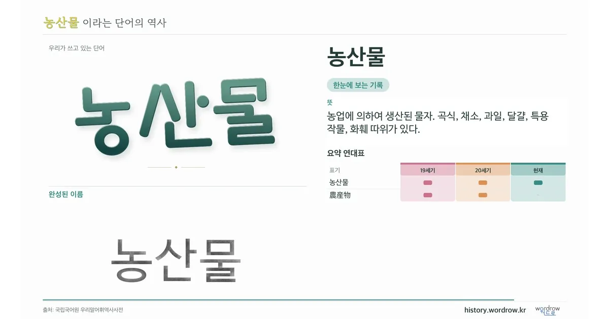농산물 대표 이미지