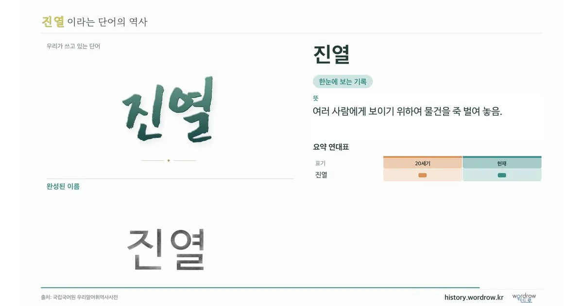 진열 대표 이미지