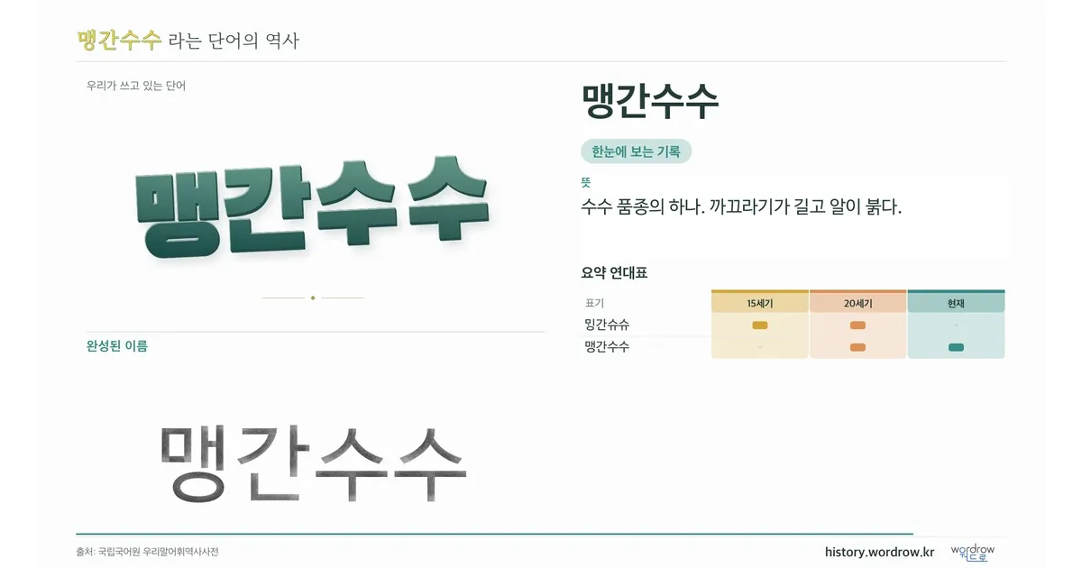 맹간수수 대표 이미지