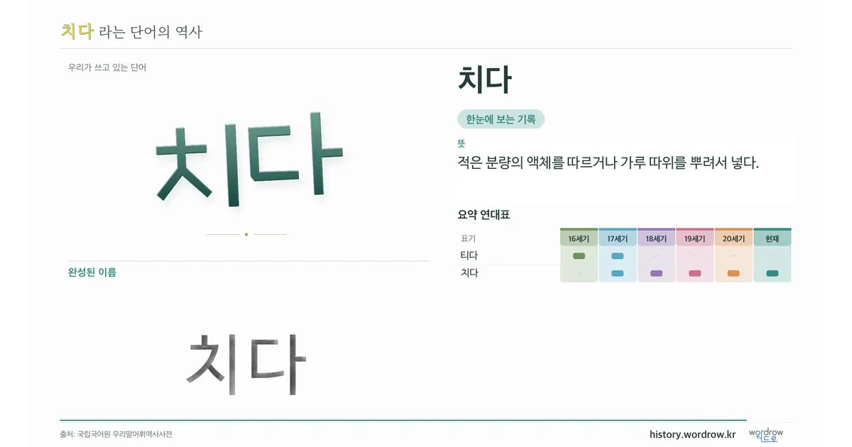 치다 대표 이미지