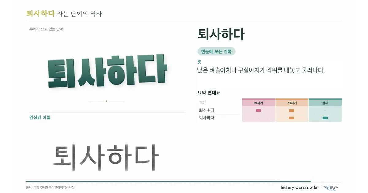 퇴사하다 대표 이미지