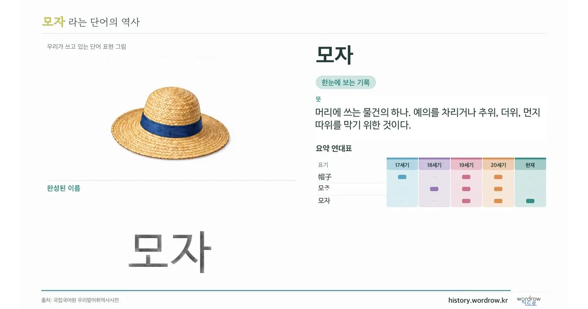 모자 대표 이미지