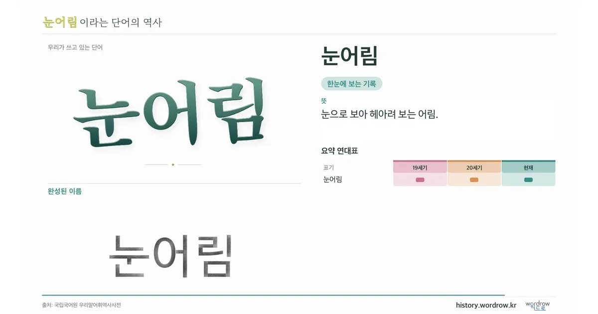 눈어림 대표 이미지