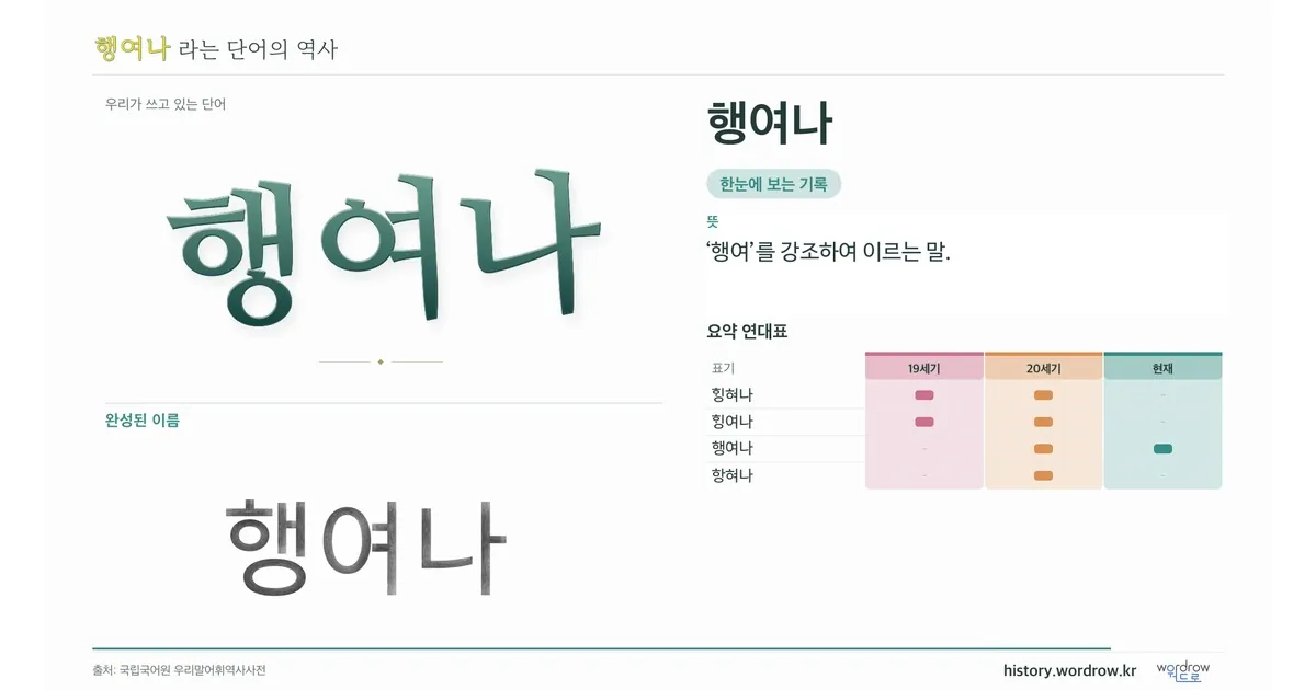 행여나 대표 이미지