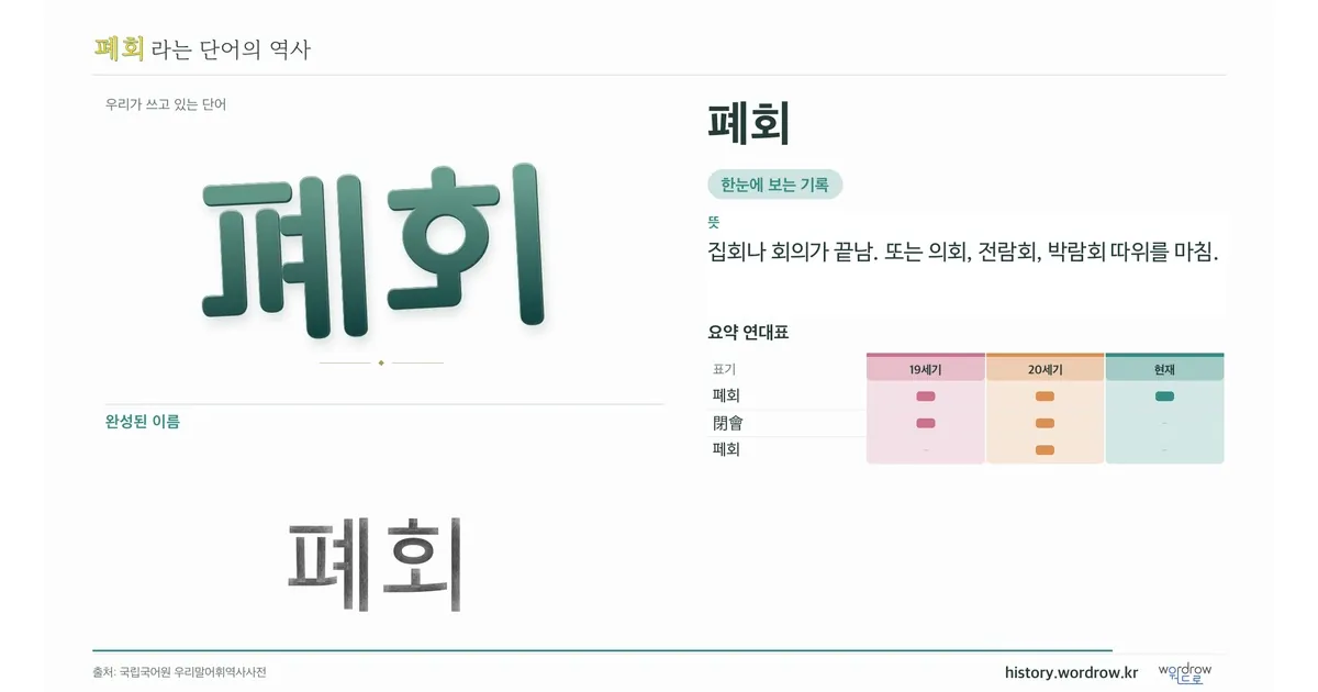 폐회 대표 이미지