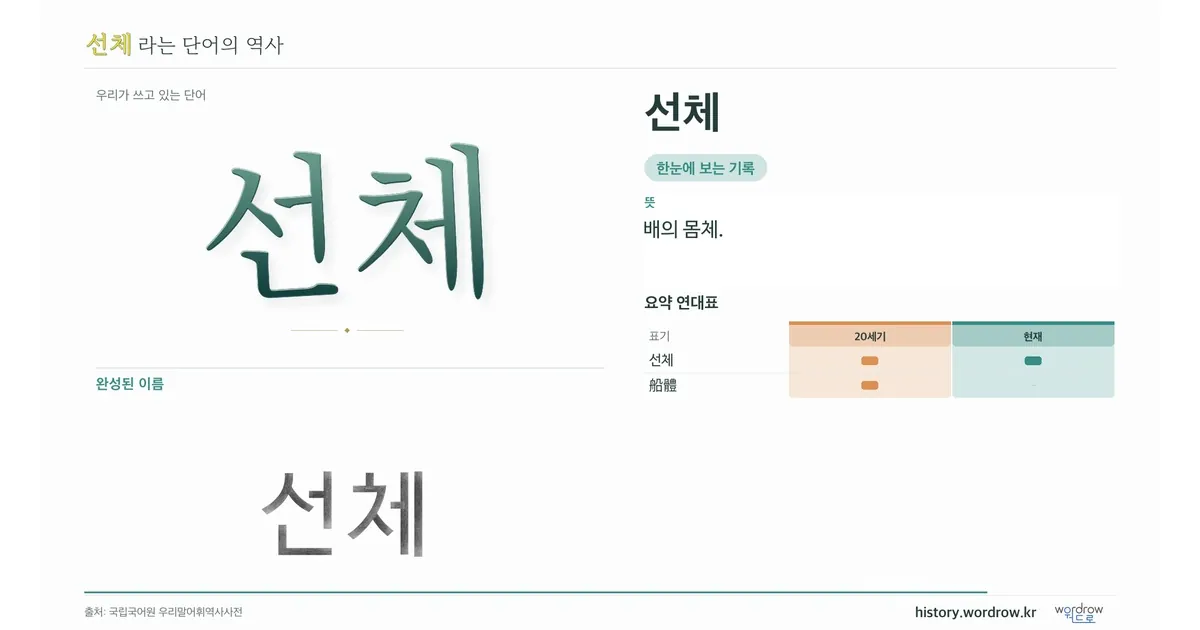 선체 대표 이미지