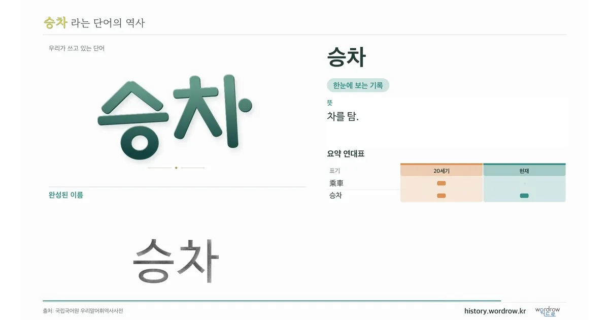승차 대표 이미지