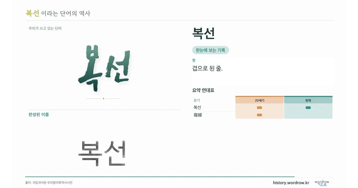 복선 대표 이미지
