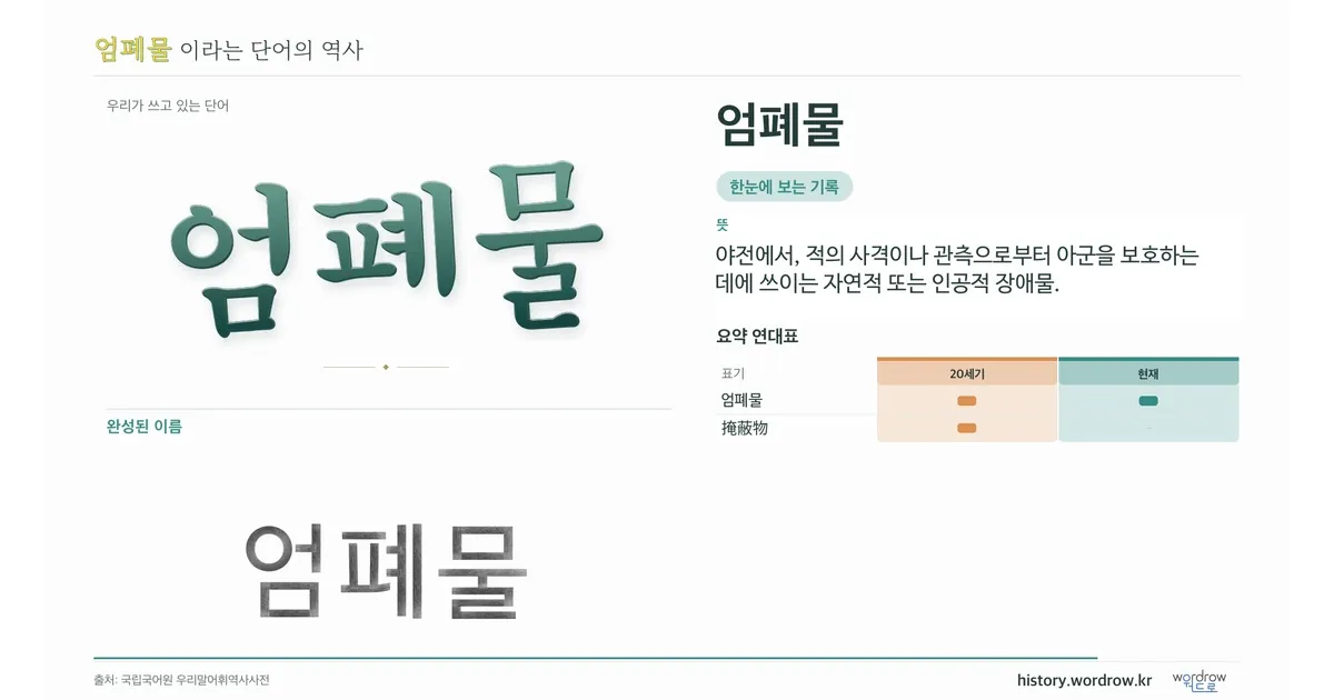 엄폐물 대표 이미지