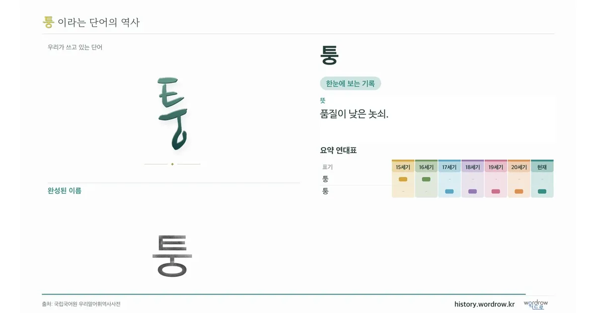 퉁 대표 이미지