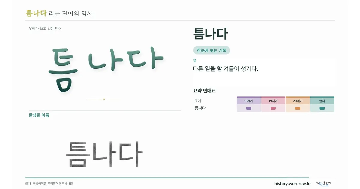 틈나다 대표 이미지